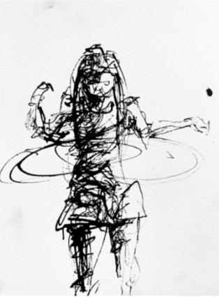 Hula Hoop in Ink John Rufo