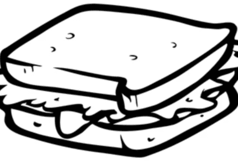 Sandwich making graphic