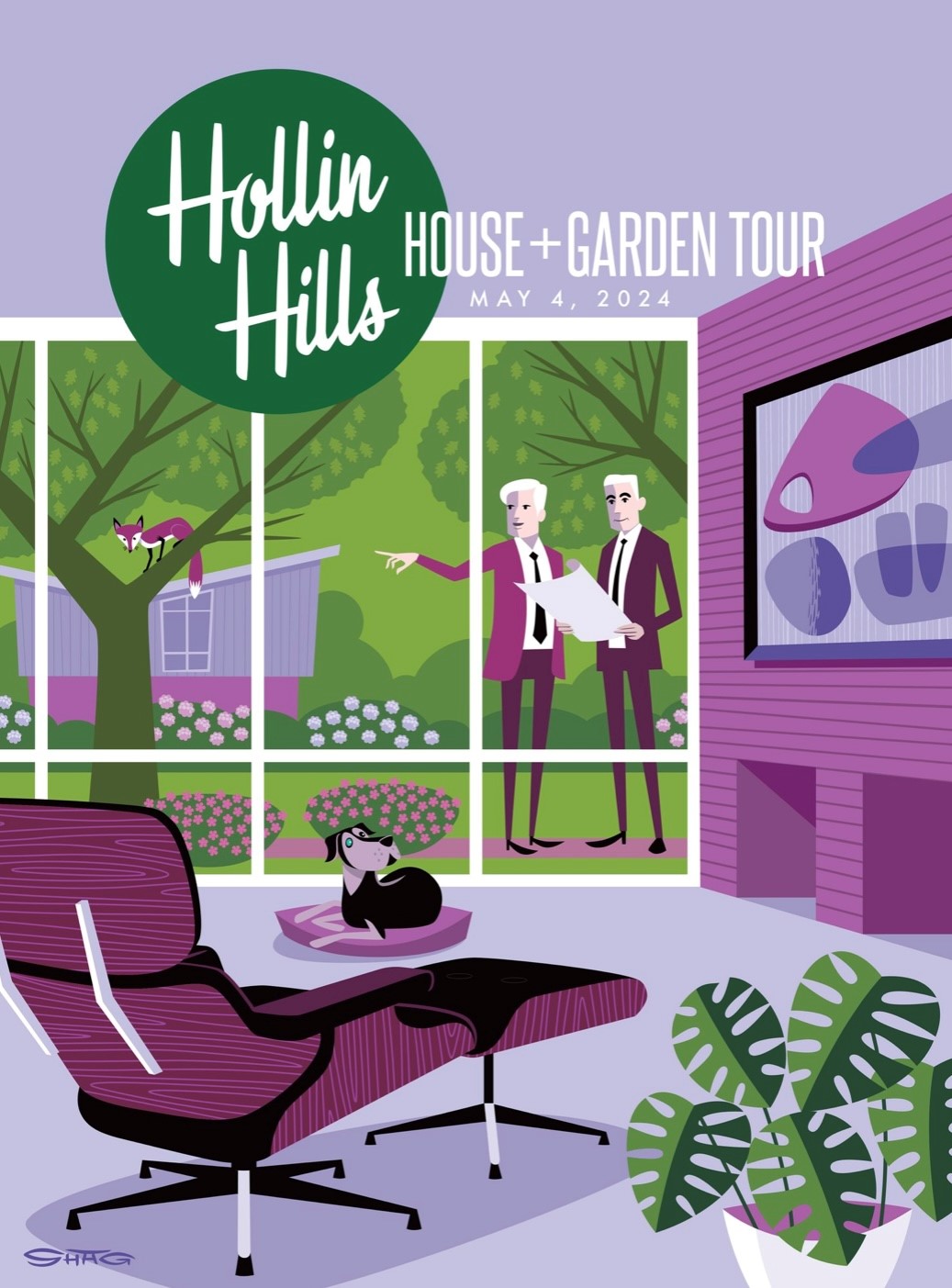Hollin Hills House & Garden Tour graphic ()