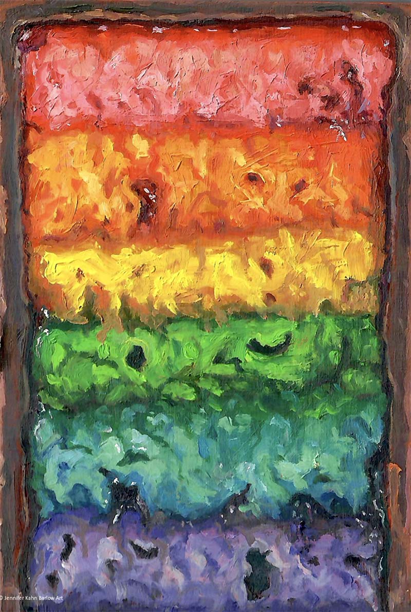 Jennifer Barlow Rainbow Cake Bite