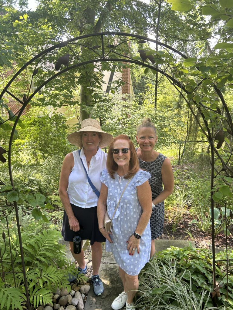 Friends and clients of Nepenthe visited one of the most magnificent gardens in Alexandria owned by an artist and Master Gardener.
