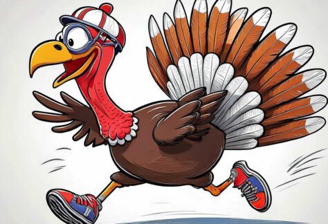 Nepenthe Gallery turkey trot 2024 graphic