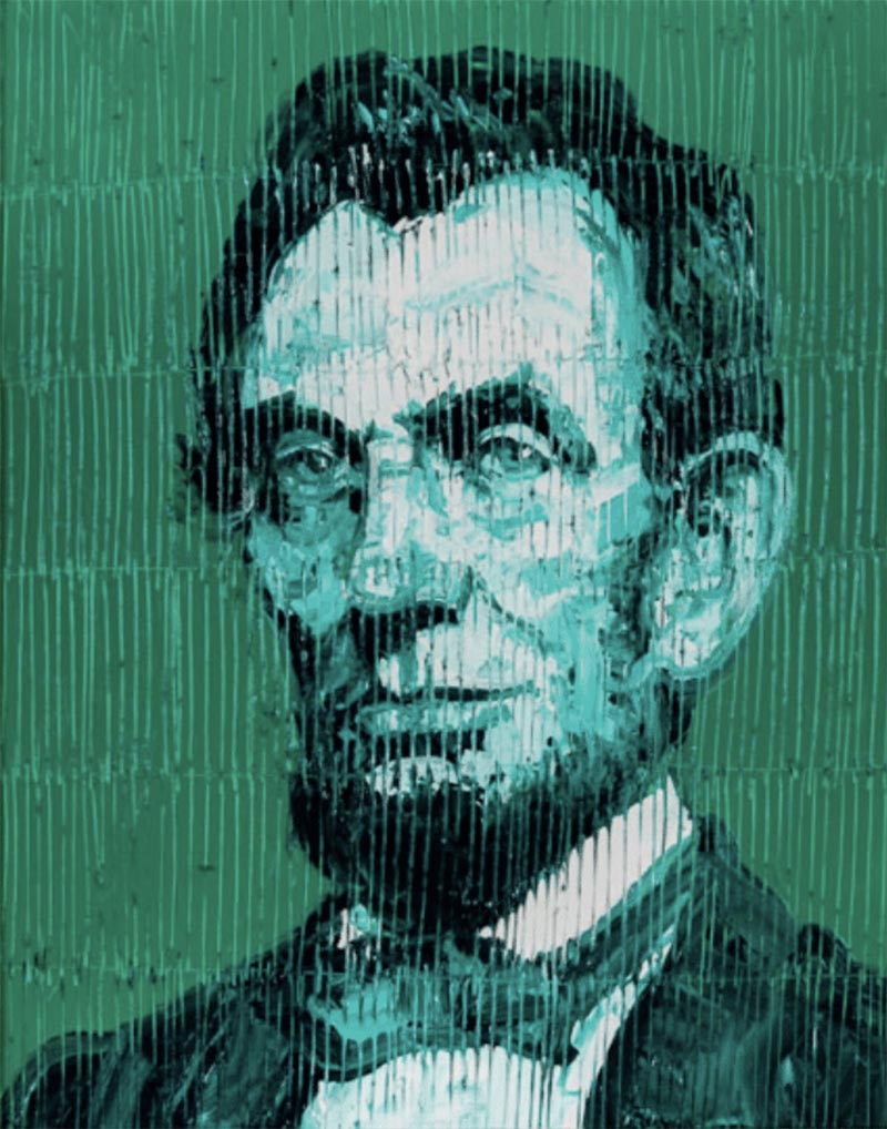 Hunt Slonem Green Lincoln