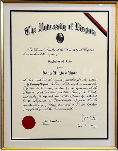 UVA diploma