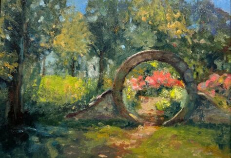 Gallagher Moon Gate at Green Spring Gardens