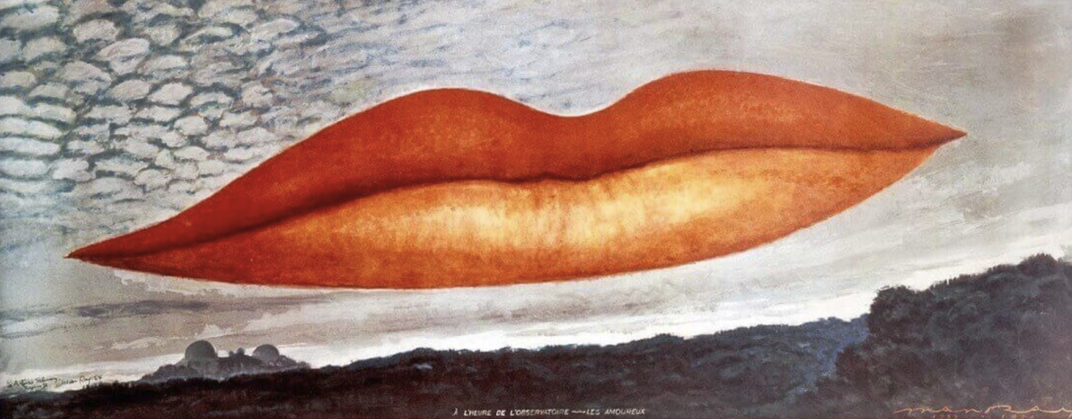 Observatory Time—The Lovers, 1936 by MAN RAY