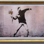 Love is in the Air by BANKSY